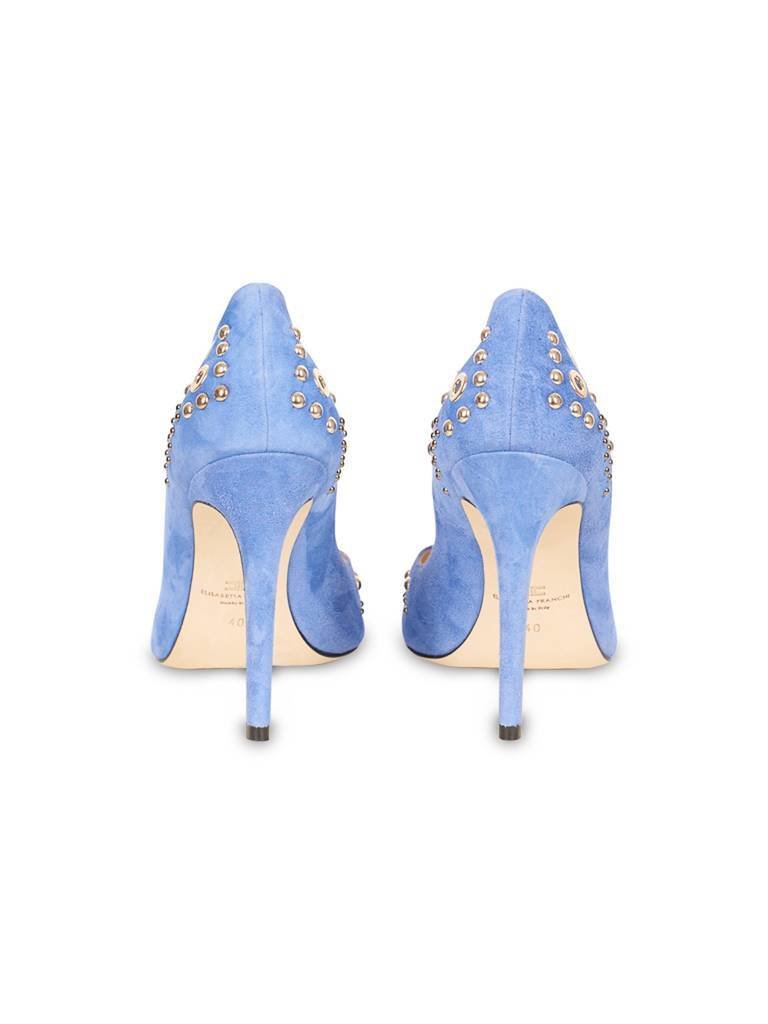 Elisabetta Franchi Pumps mit Nieten blau