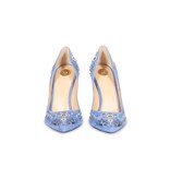 Elisabetta Franchi Pumps met studs blauw