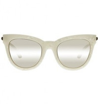 Le Specs Le Debutante Sonnenbrille weiß