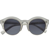 Le Specs Self Portrait Edition five zonnebril mat grijs