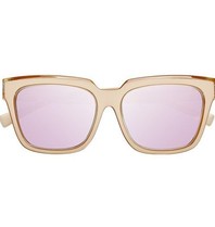 Le Specs Self Portrait Edition two sunglasses matte blush