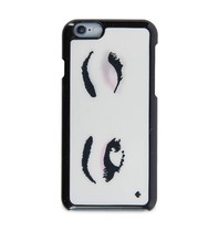 Kate Spade Wink iPhone case white