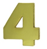 Godert.me Number four pin goud