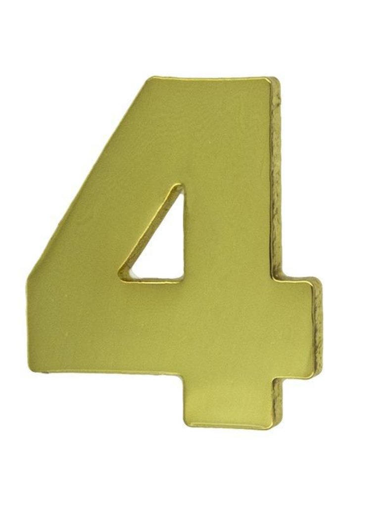 Godert.me Number four pin gold
