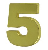 Godert.me Number five pin gold