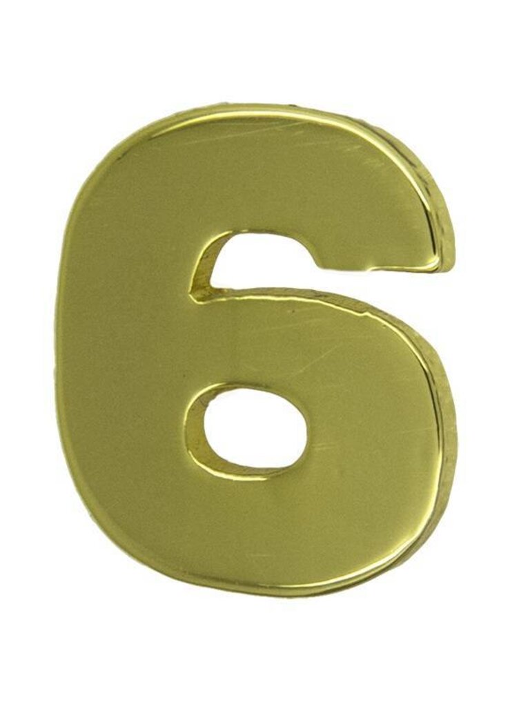 Godert.me Number six pin gold