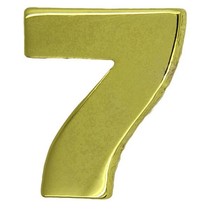 Godert.me Number seven gold Pin