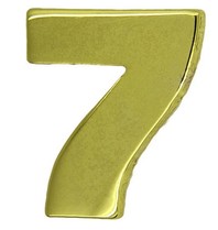 Godert.me Number seven pin goud