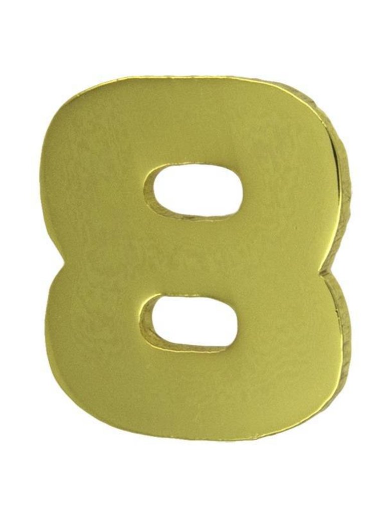 Godert.me Number eight pin goud