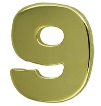 Godert.me Number nine gold Pin