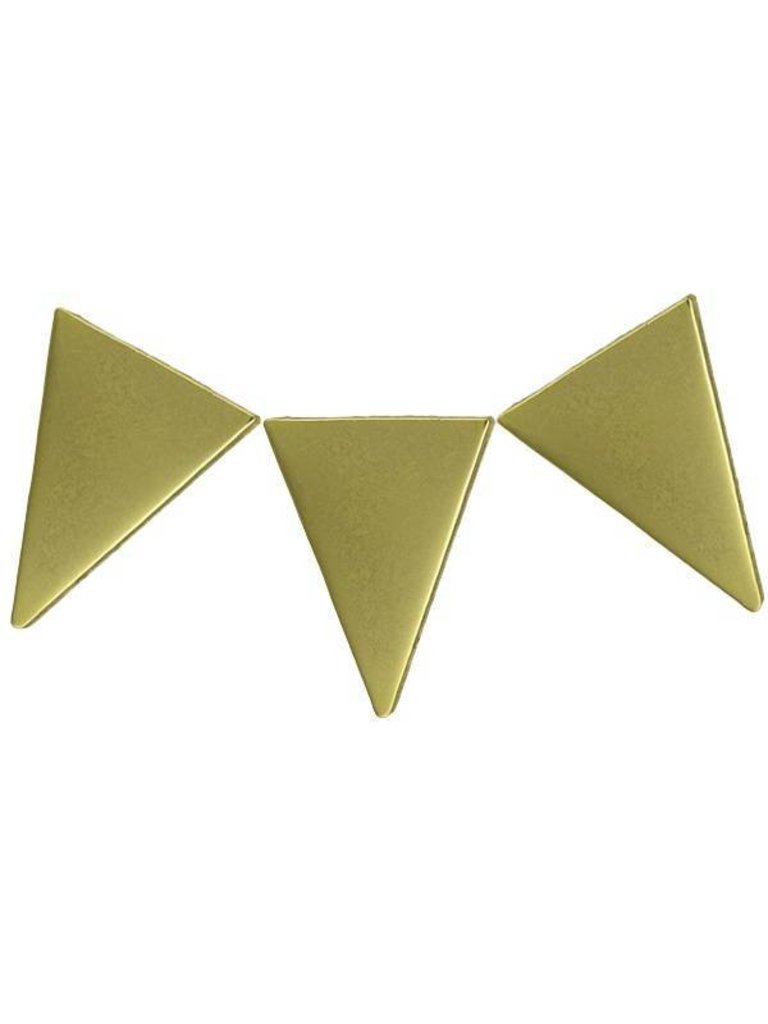 Godert.me Birthday flag of 3 pins gold