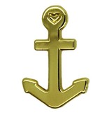 Godert.me Anchor gold Pin