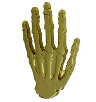 Godert.me Skeleton hand pin goud