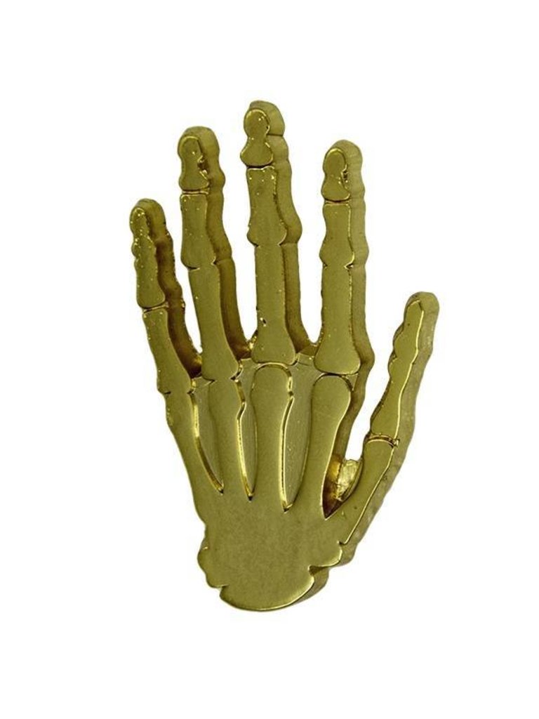 Godert.me Skeleton Hand gold Pin