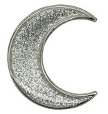 Godert.me Moon pin Silber glitter