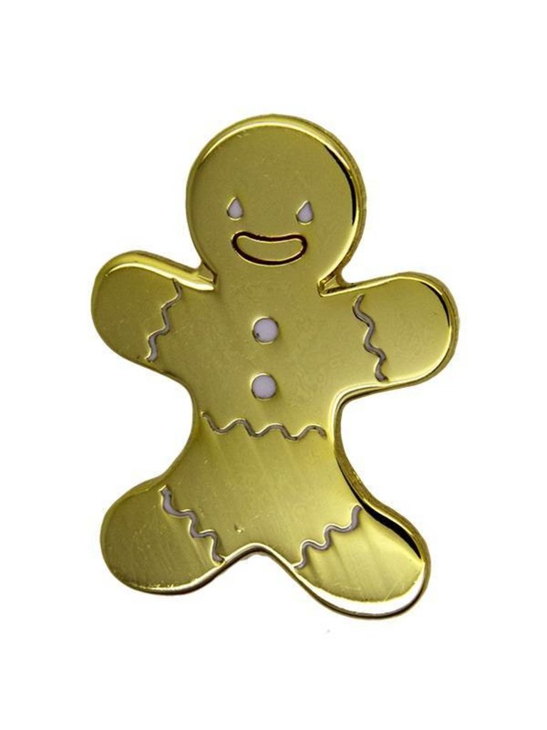 Godert.me Ginger cookie pin gold