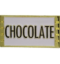 Godert.me Chocolate bar pin goud