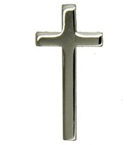 Godert.me Cross pin zilver