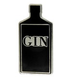 Godert.me Gin bottle pin zilver