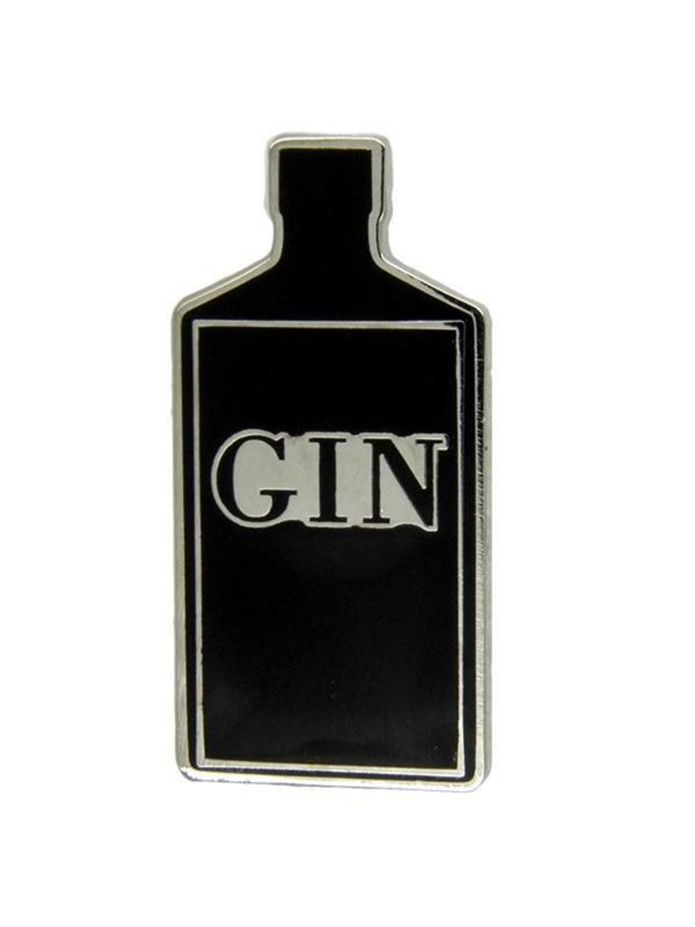 Godert.me Gin bottle Pin silber