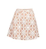 For Love and Lemons Metz mini rok beige
