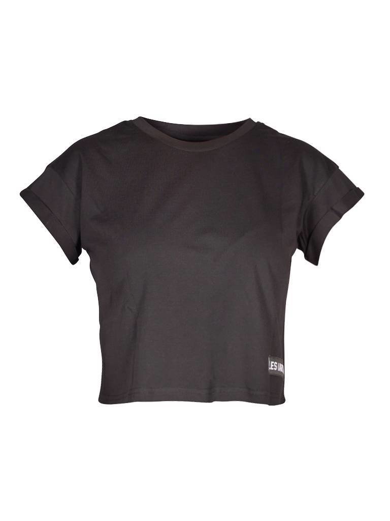 Les (Art)Ists Wang 83 crop top zwart