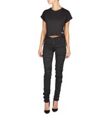 Les (Kunst) ists Wang 83 crop top schwarz