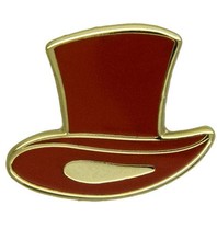 Godert.me Red Hat pin small goud