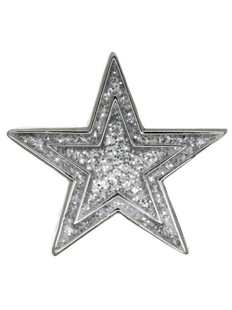 Godert.me Star glitter Pin silber