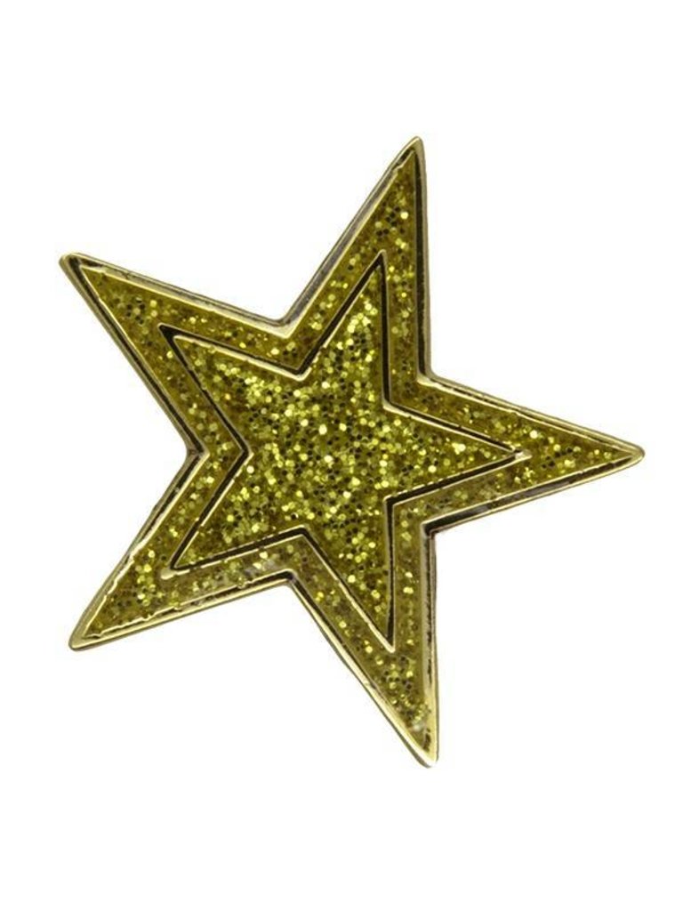 Godert.me Star glitter pin goud
