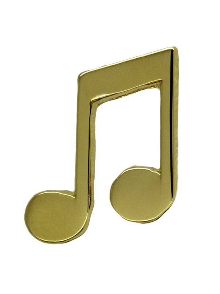 Godert.me Music note pin gold