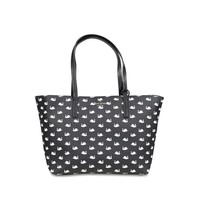 Kate Spade Handtas met zwanenprint zwart