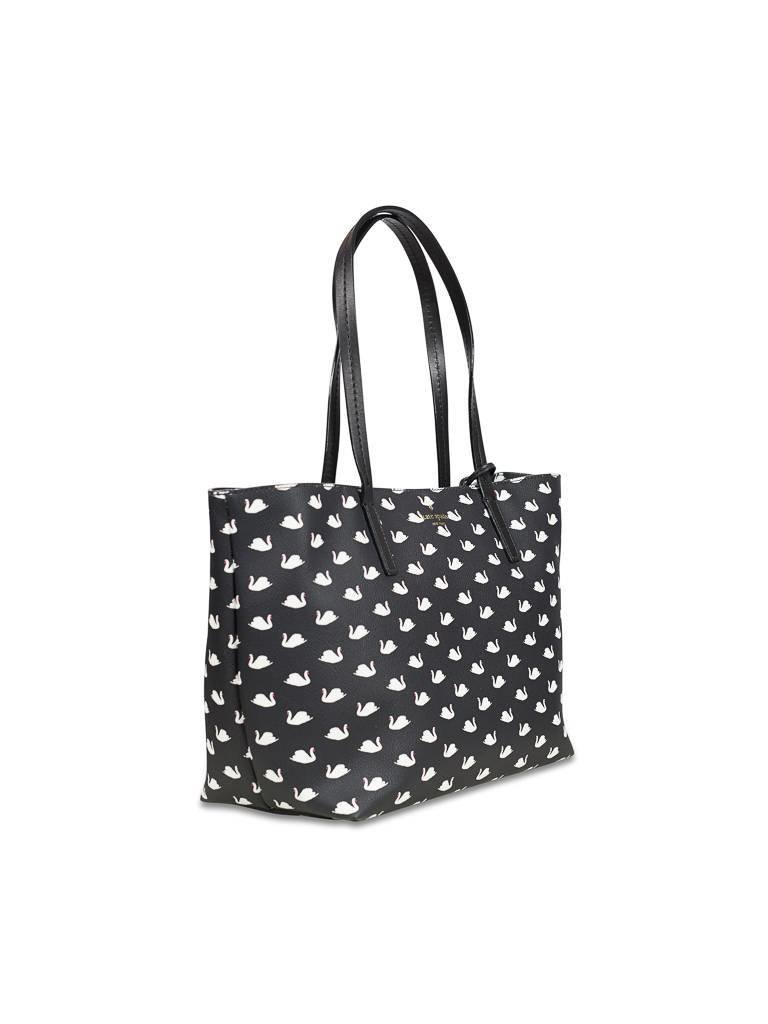 Kate Spade Handtas met zwanenprint zwart