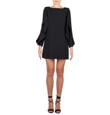 Elisabetta Franchi mini dress with open sleeves black