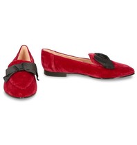 Kate Spade Claudia Claudia ballerinas Samt dunkelrot