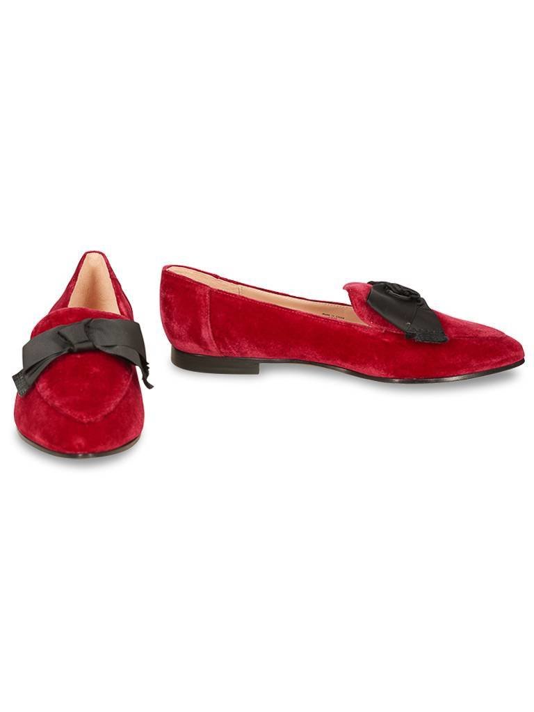 Kate Spade Claudia flats velours bordeaux