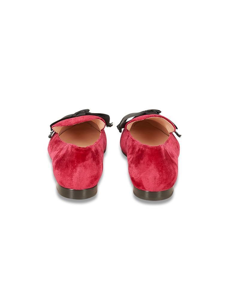 Kate Spade Claudia flats velours bordeaux