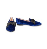 Kate Spade Claudia flats velours donkerblauw