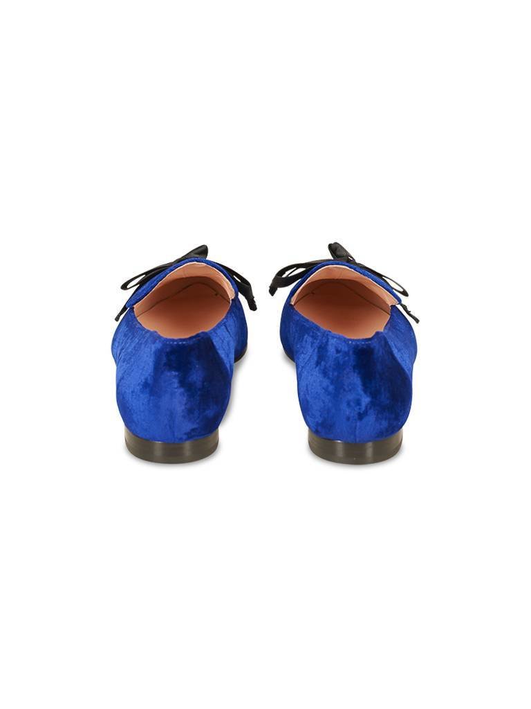 Kate Spade Claudia flats velours donkerblauw