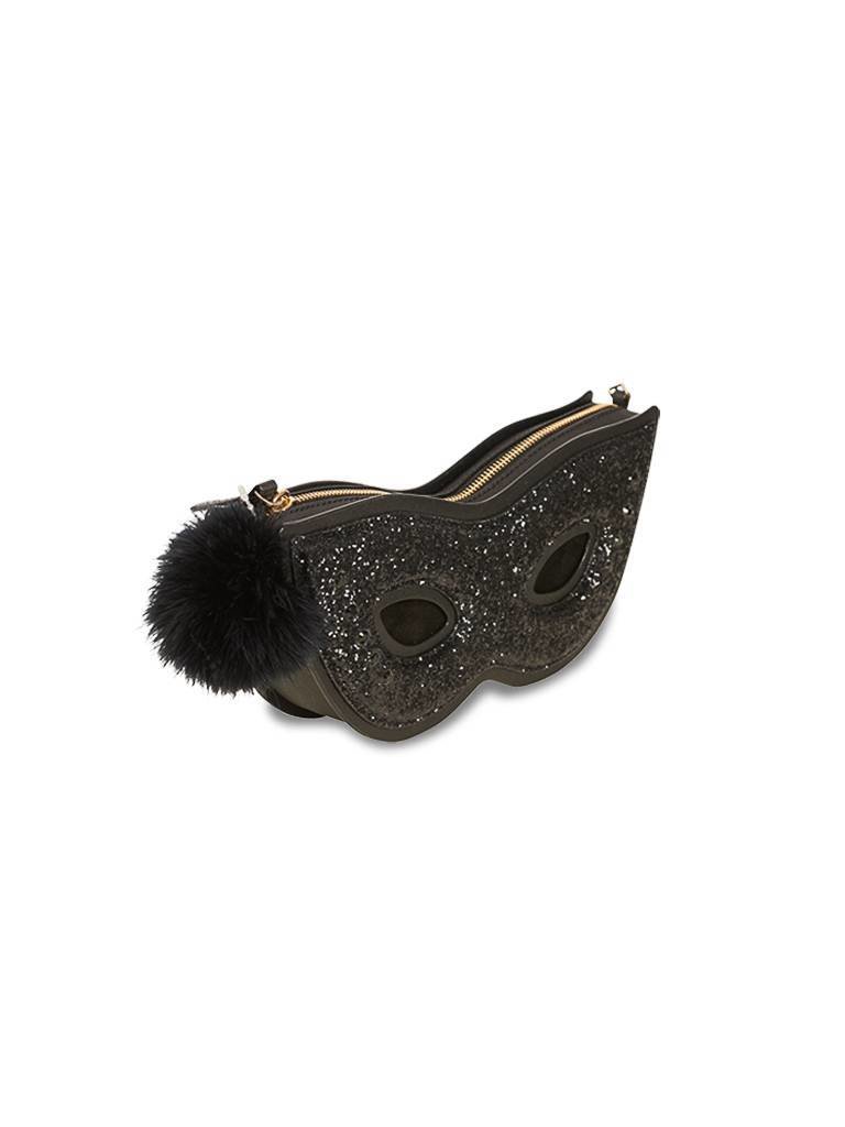 Kate Spade The mask clutch schwarz