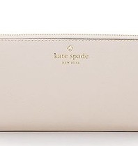 Kate Spade Cedar street lacey Geldbörse beige