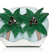 Kate Spade Palm tree Geldbörse hellblau