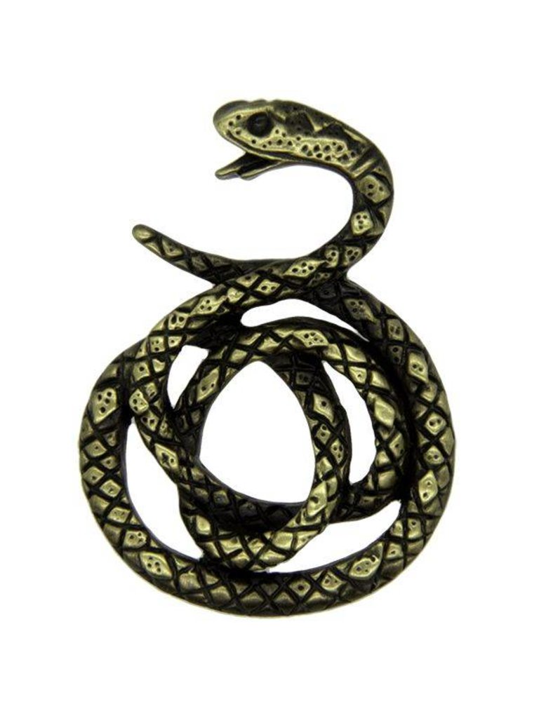 Godert.me Snake pin zwart goud