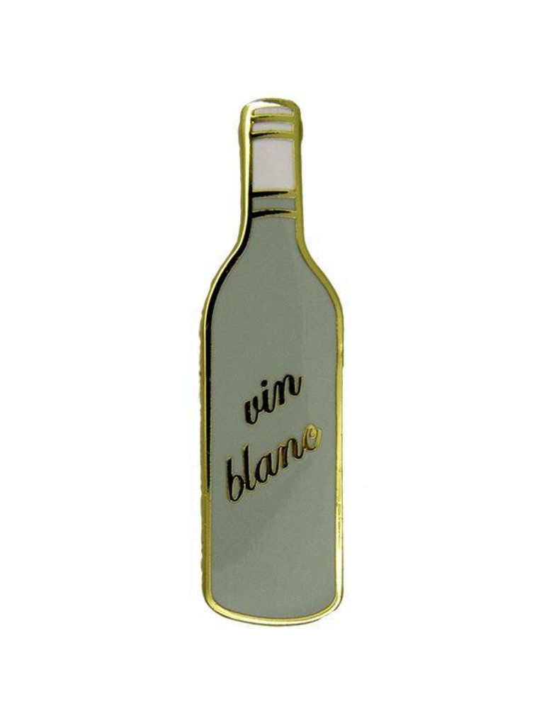 Godert.me Bottle white wine pin goud