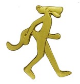 Godert.me Pink Panter gold Pin