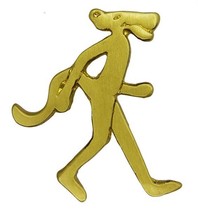 Godert.me Pink Panter gold Pin