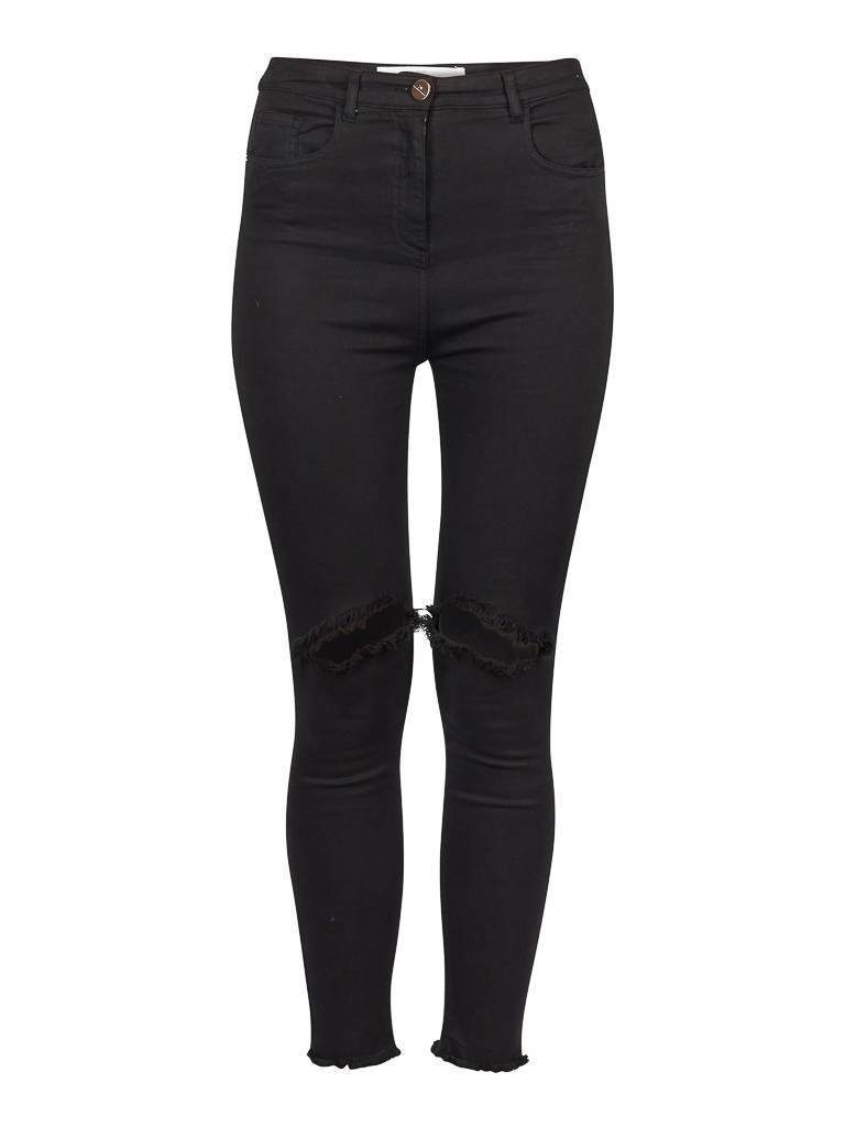 Elisabetta Franchi High-waisted jeans zwart
