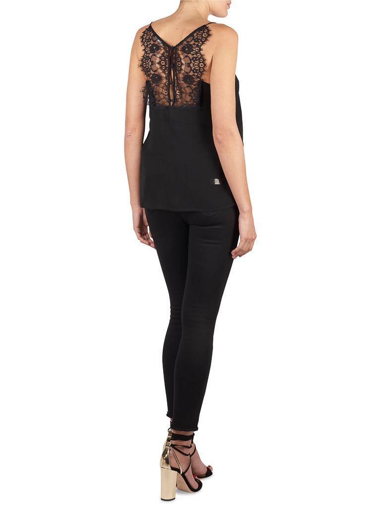 Elisabetta Franchi High-waisted jeans zwart