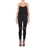 Elisabetta Franchi hoch taillierte Jeans schwarz