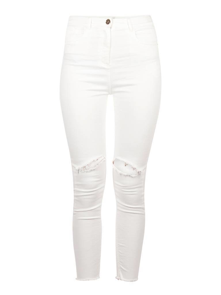 Elisabetta Franchi High-waisted jeans wit